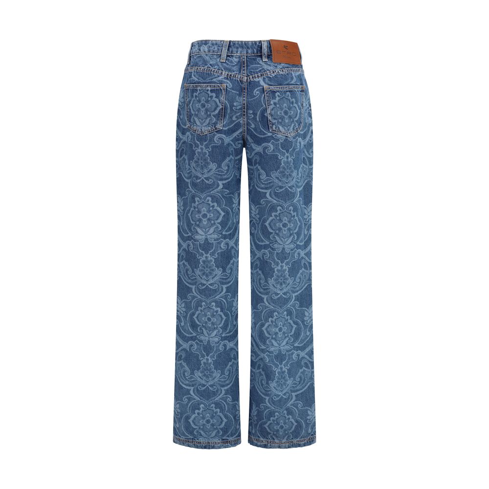 Etro 100% Cotton jeans in blue — view 2