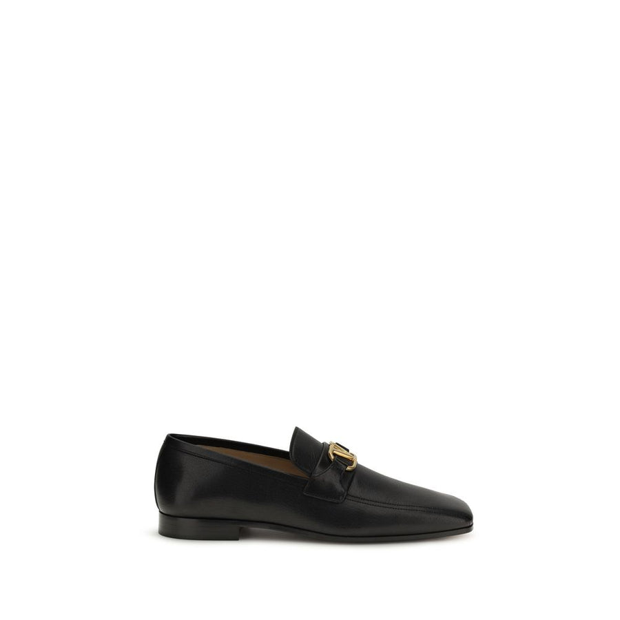 Valentino Garavani 100% Goatskin loafer in black