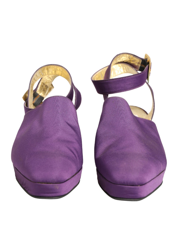 Dolce & Gabbana Suede heel in purple