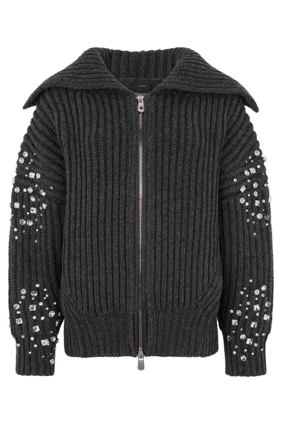Gavi Wool-Blend Cardigan Grey Cardigans