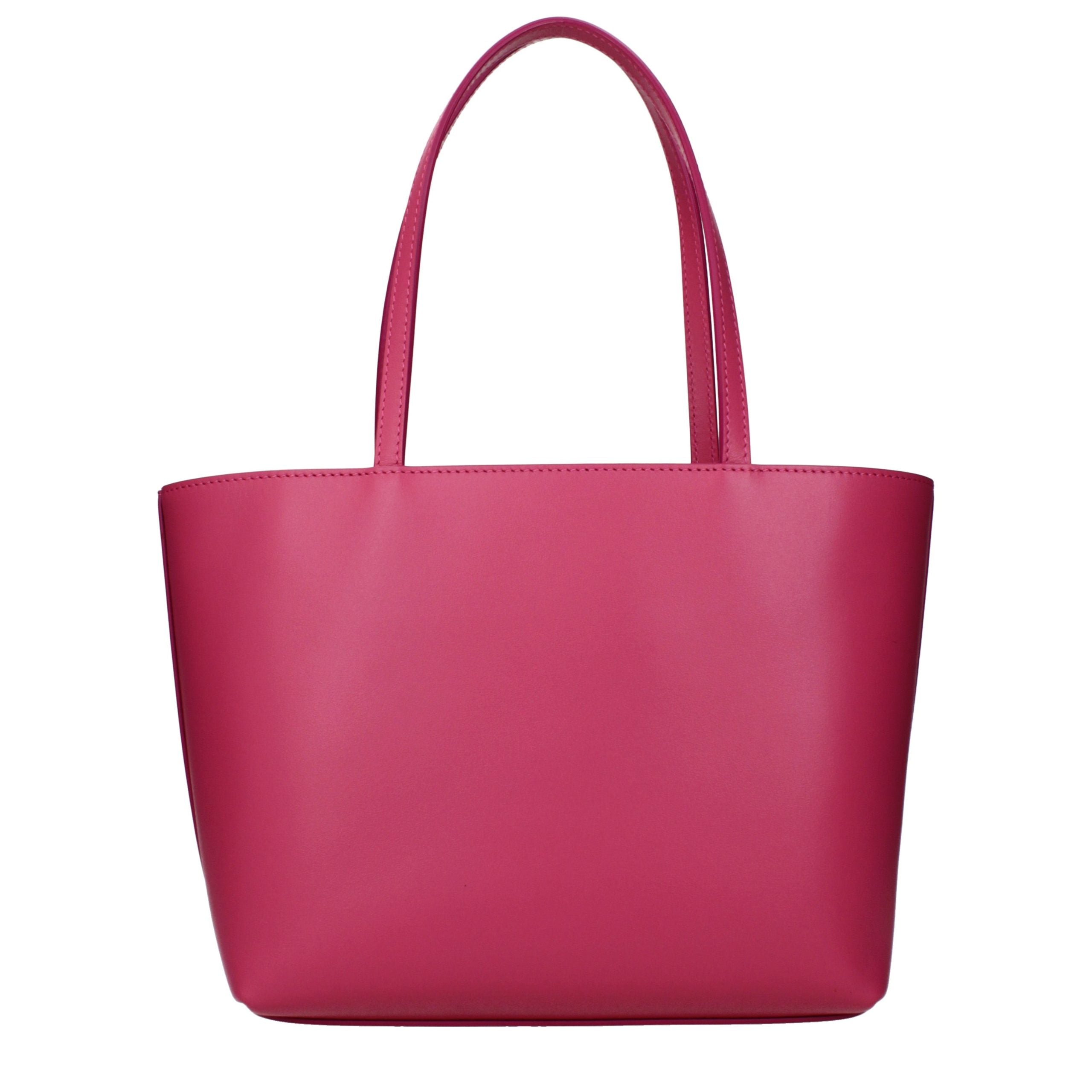 Pink Leather Handbag Bag