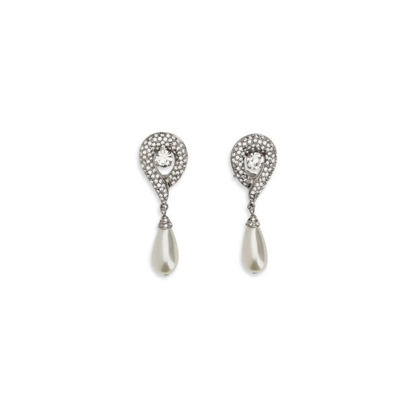 Alessandra Rich 60% Brass earrings in silver