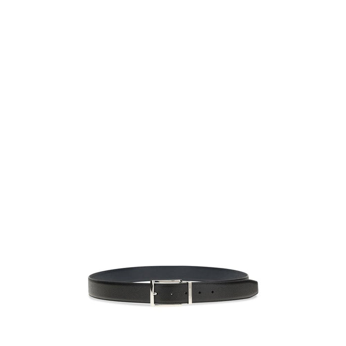 Ferragamo 100% Calf Leather Bos Taurus belt in blue — view 2