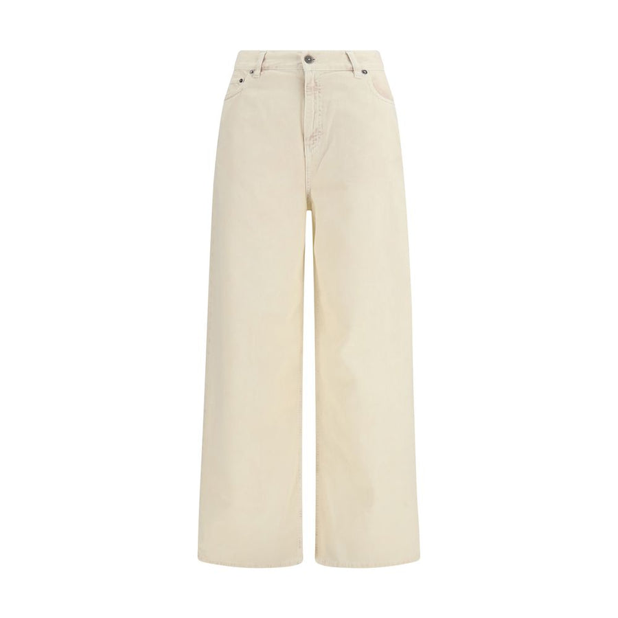 Golden Goose 100% Cotton jeans in beige