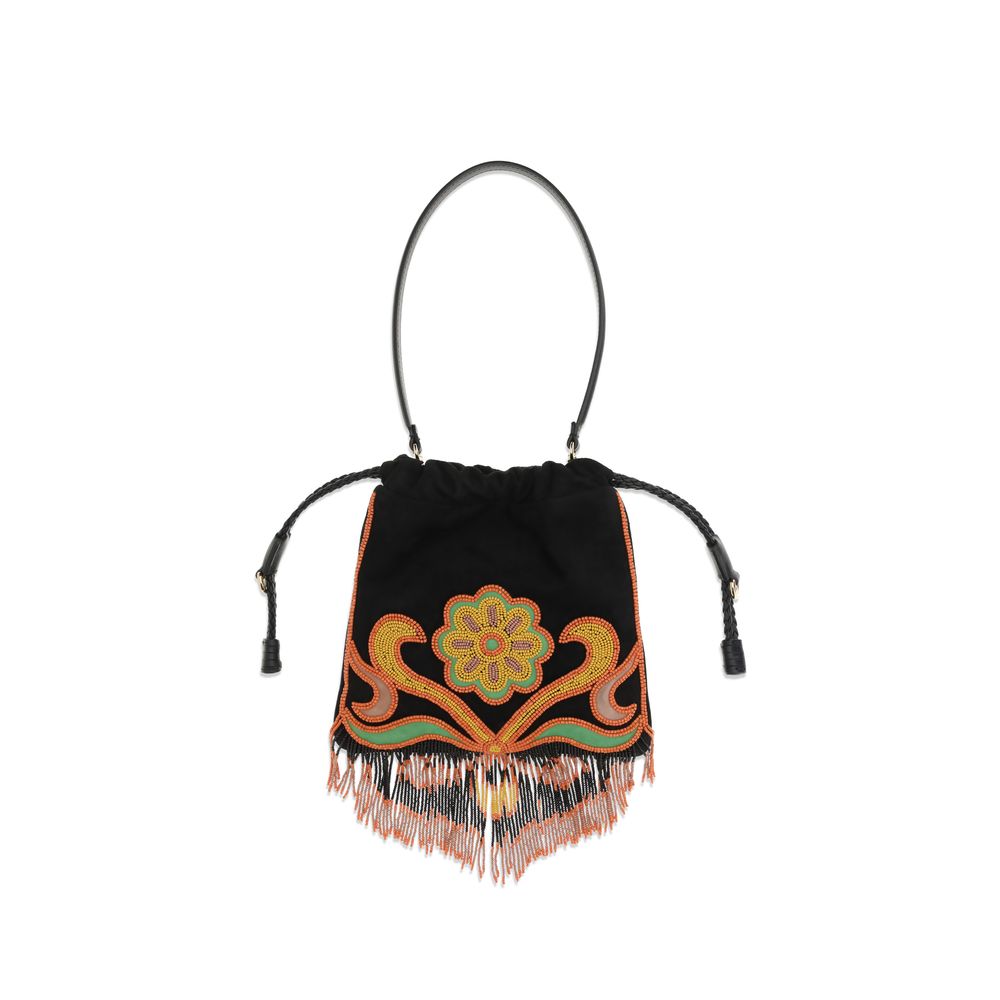 Multicolor Goatskin Handbag Bag