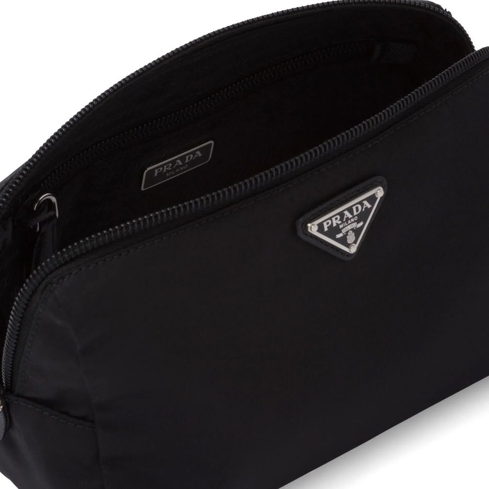 Black Nylon Handbag Bag