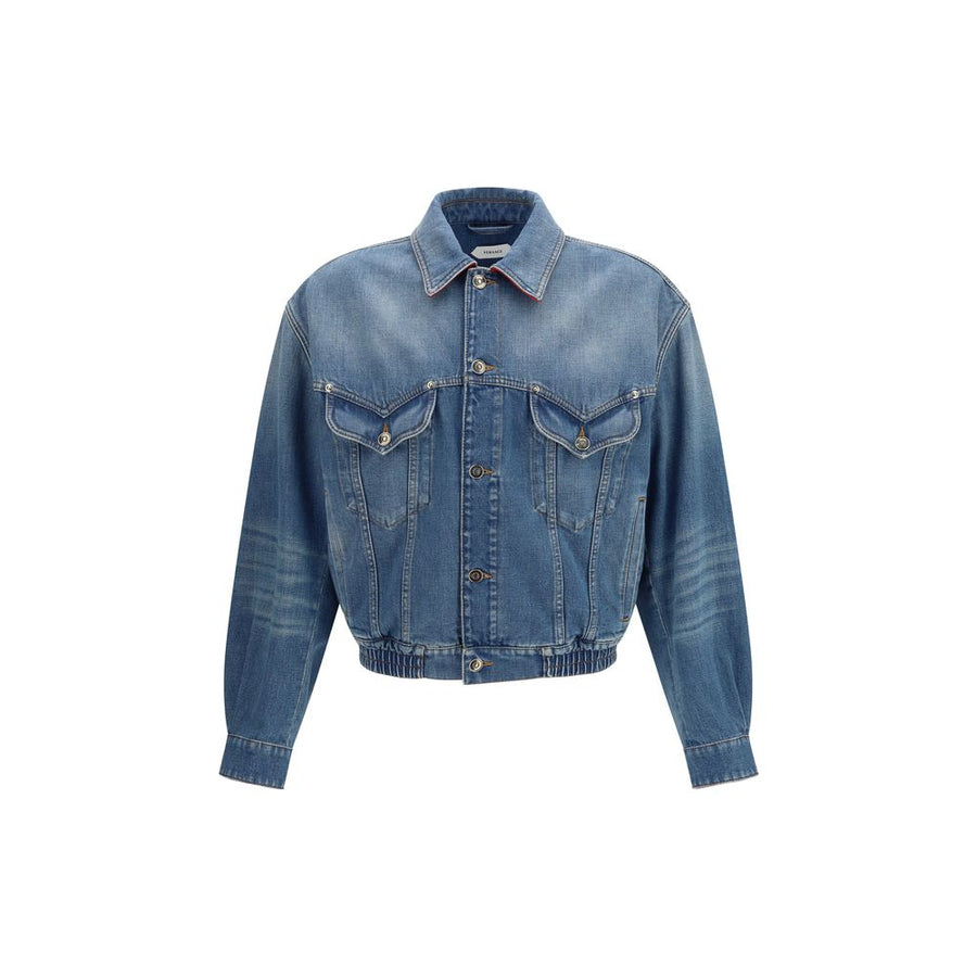 Versace 100% Cotton jacket in blue