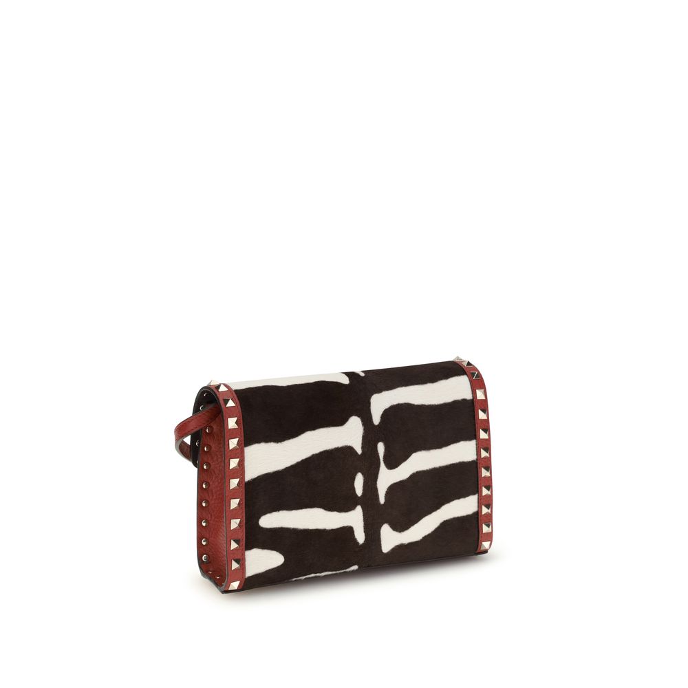 Valentino Garavani 100% Calf Leather Bos Taurus shoulder bag in multicolor — view 3