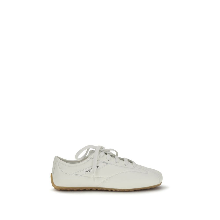 Alexander McQueen Upper: 100% Calf Leather Bos Taurus; Sole: 100% Rubber sneakers in white