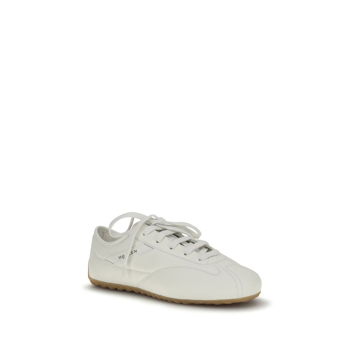 Alexander McQueen Upper: 100% Calf Leather Bos Taurus; Sole: 100% Rubber sneakers in white — view 2