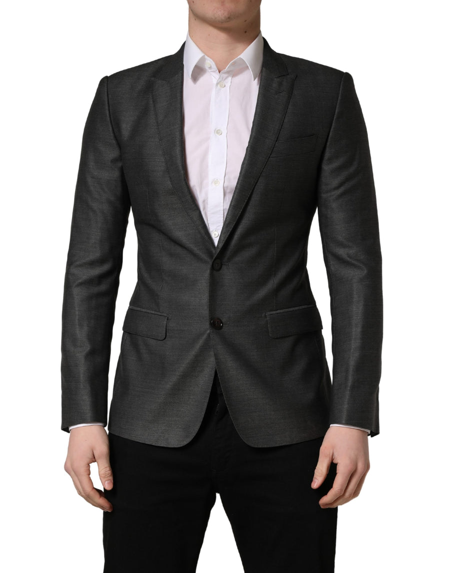 Dolce & Gabbana 82% Virgin Wool 18% Silk blazer in gray