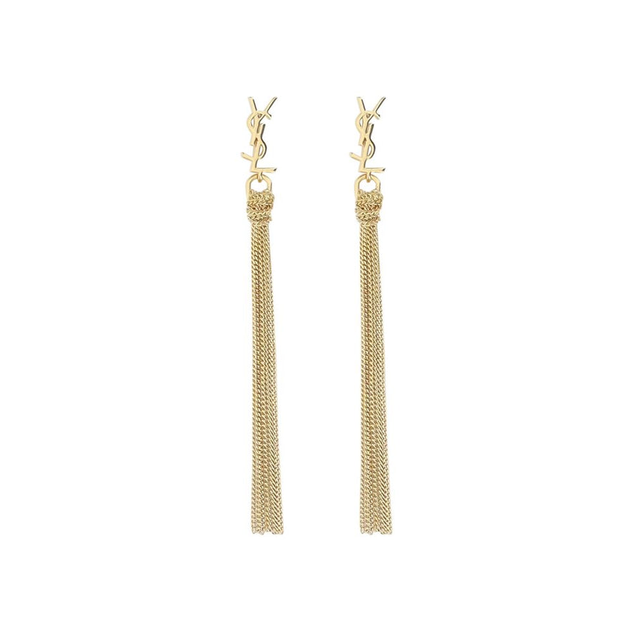 Saint Laurent 100% Brass earrings in gold