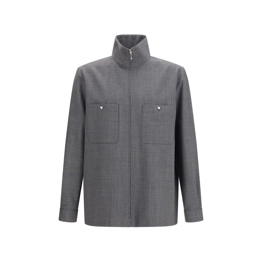 Valentino 55% Polyester 45% Wool Ovis Aries jacket in gray
