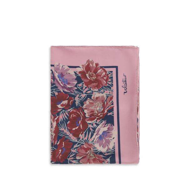 Valentino Garavani 100% Silk scarf in pink