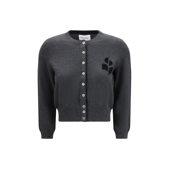 Marant Etoile 70% Cotton cardigan in gray