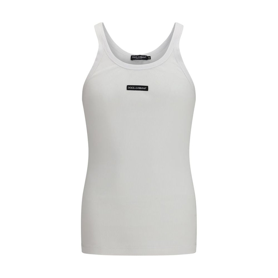 Dolce & Gabbana 100% Cotton tank top in white
