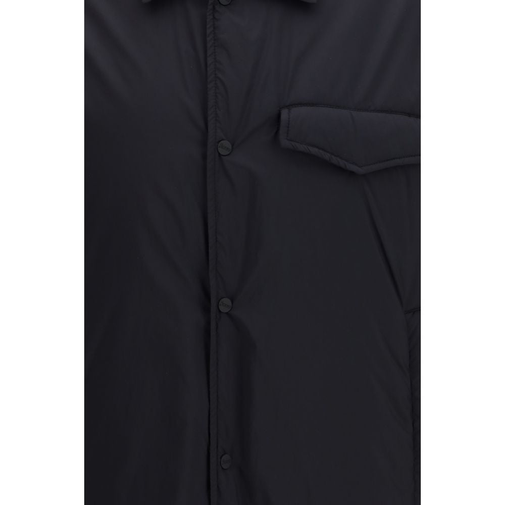 Herno 100% Nylon jacket in black — view 3
