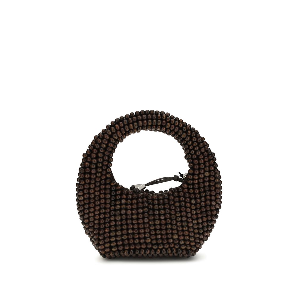 Black Other Fibres Handbag Bag