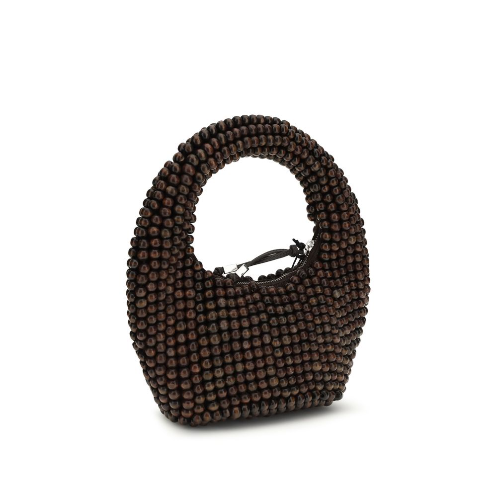 Black Other Fibres Handbag Bag