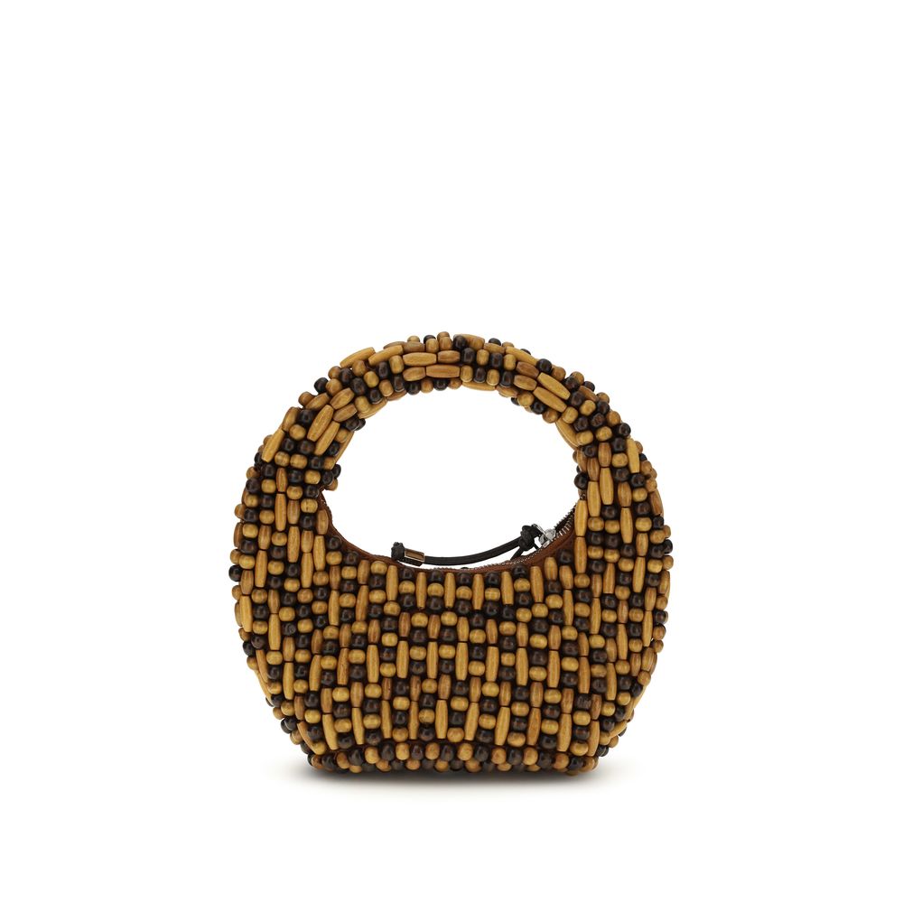 Brown Other Fibres Handbag Bag