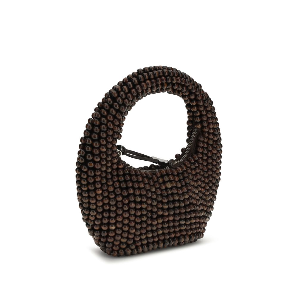 Black Other Fibres Handbag Bag