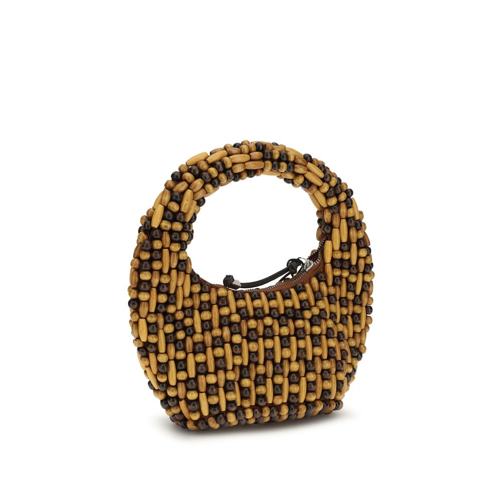 Brown Other Fibres Handbag Bag