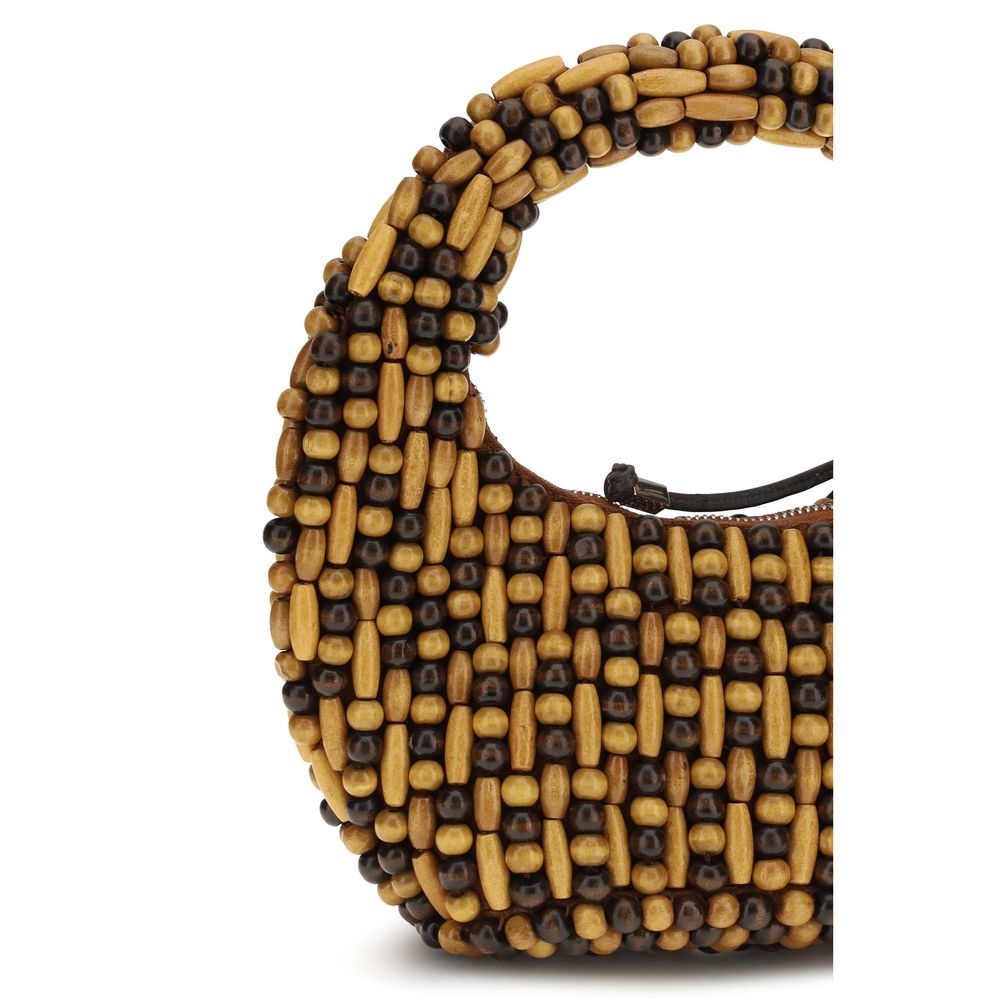 Brown Other Fibres Handbag Bag