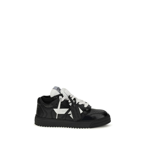 Off-White Upper 100% Calf Leather Bos Taurus sneaker in black