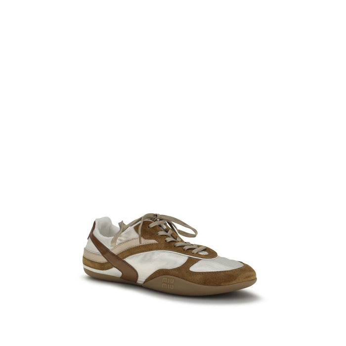 Miu Miu UPPER 50% Calf Leather Bos Taurus 50% Polyamide sneaker in multicolor — view 2