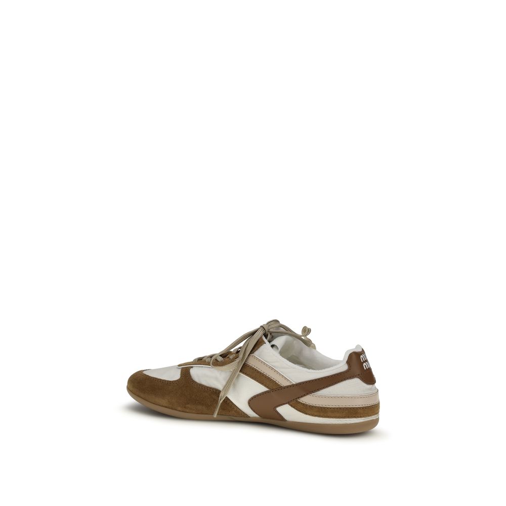 Miu Miu UPPER 50% Calf Leather Bos Taurus 50% Polyamide sneaker in multicolor — view 3