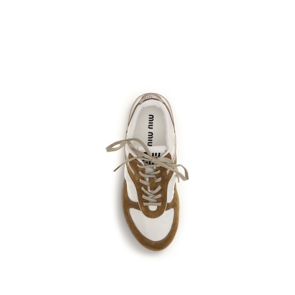 Miu Miu UPPER 50% Calf Leather Bos Taurus 50% Polyamide sneaker in multicolor — view 4