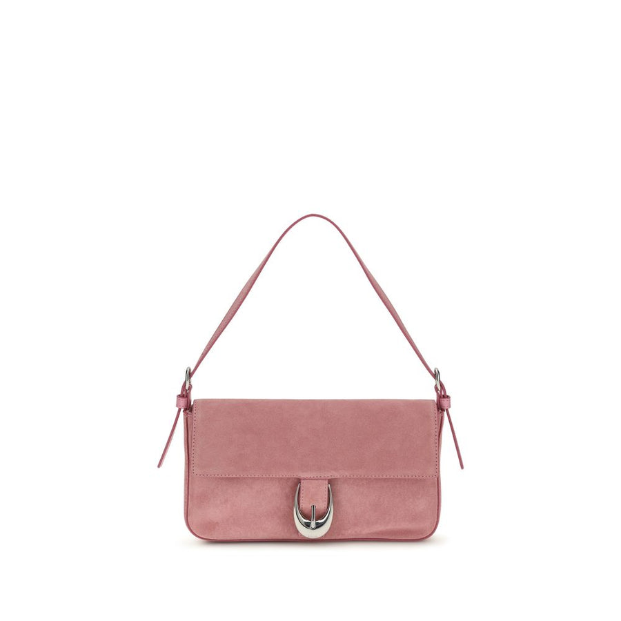Staud 100% Calf Leather Bos Taurus shoulder bag in pink