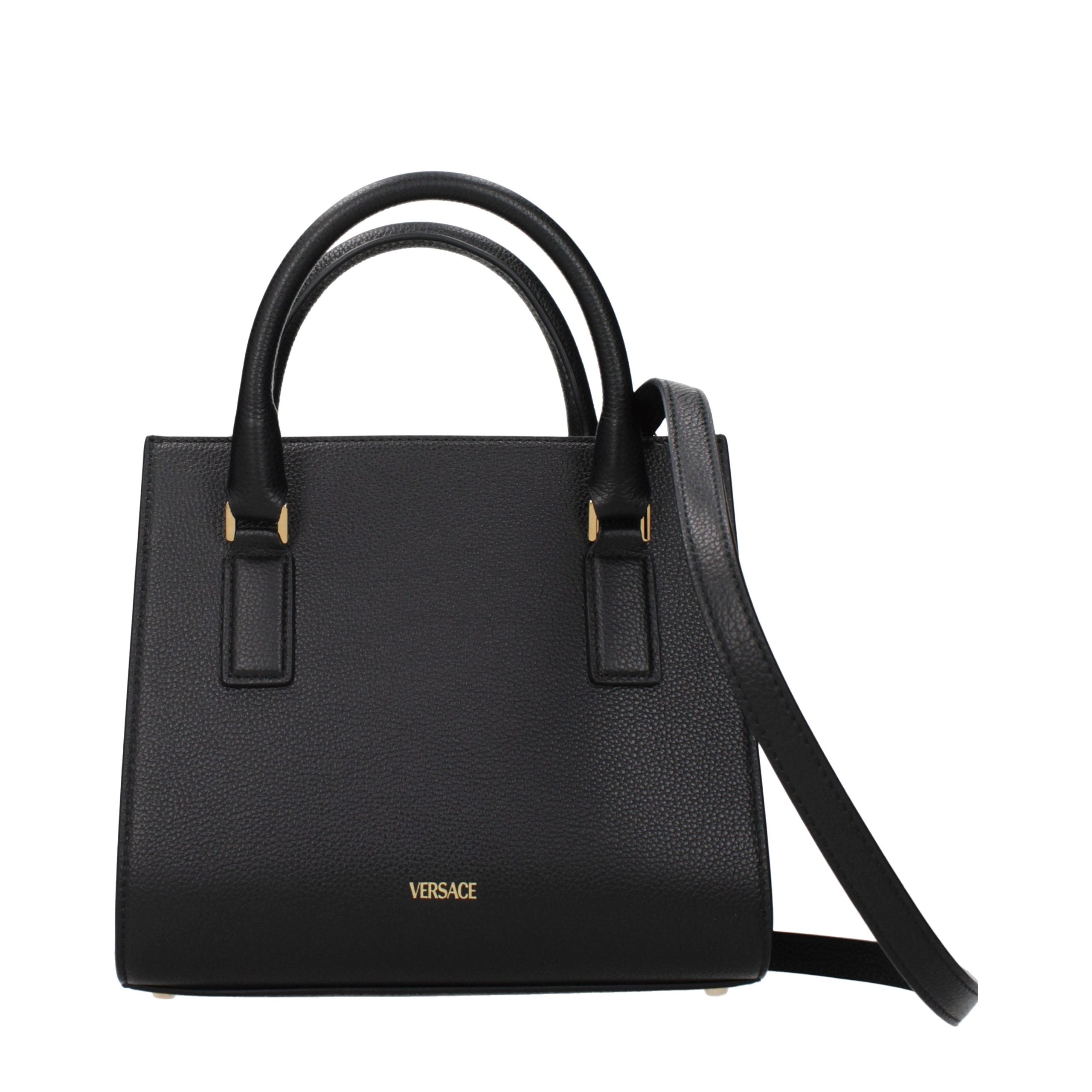 Black Leather Handbag Bag