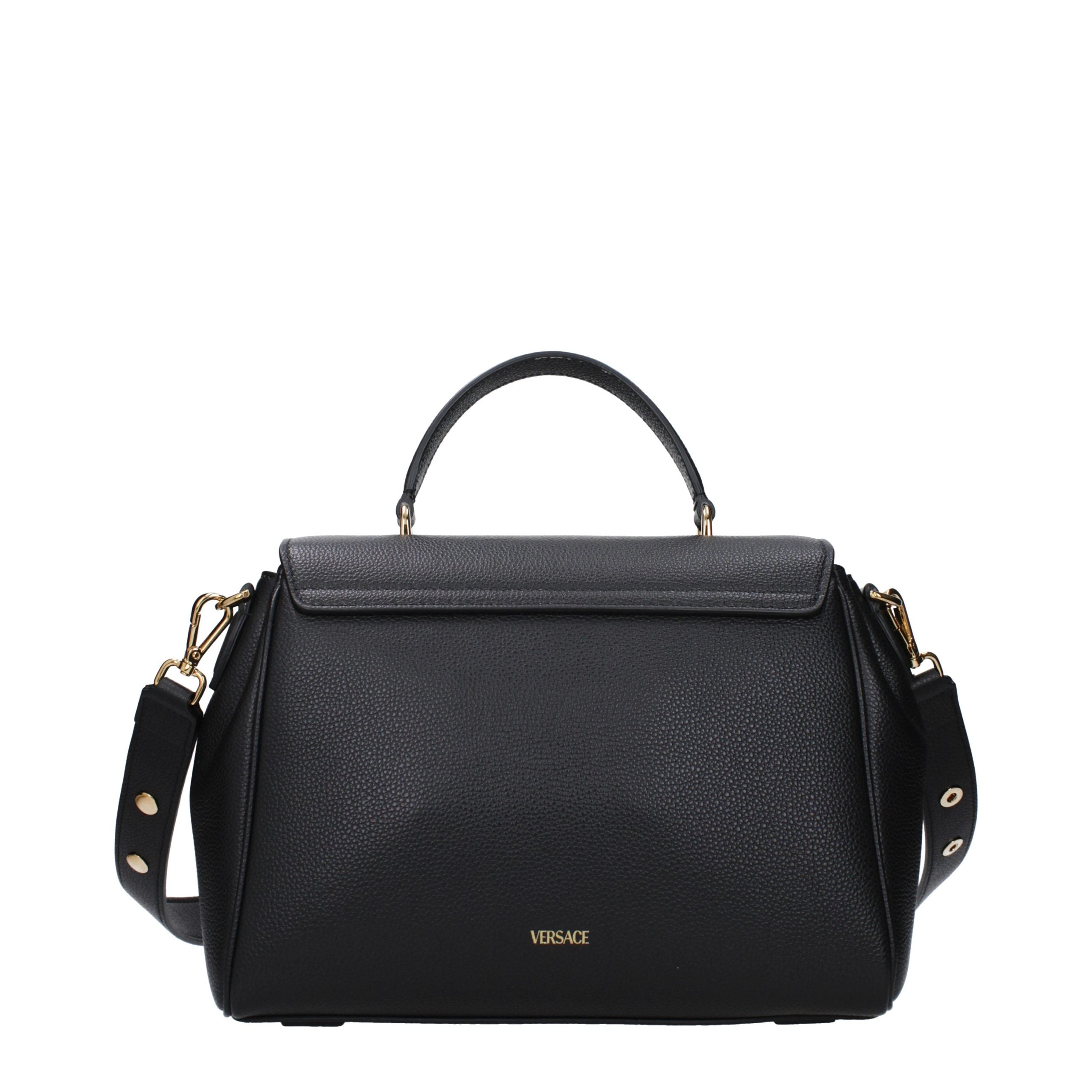 Black Leather Handbag Bag