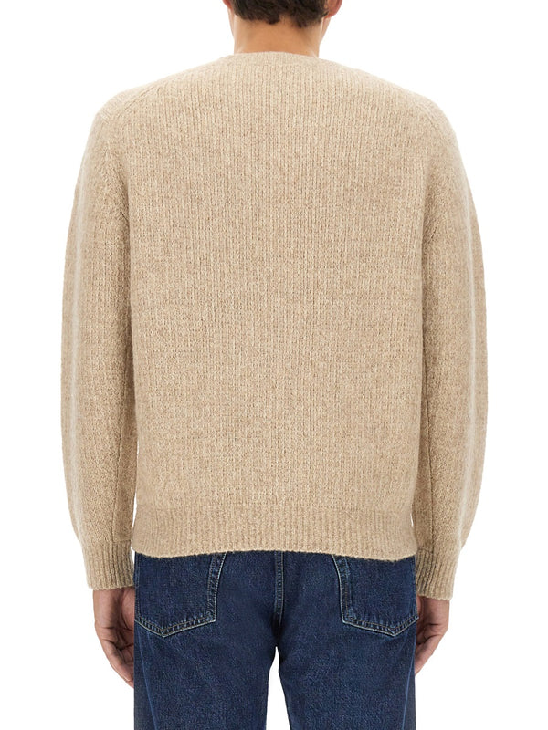 Regular Fit Shirt Beige Yak Jumpers