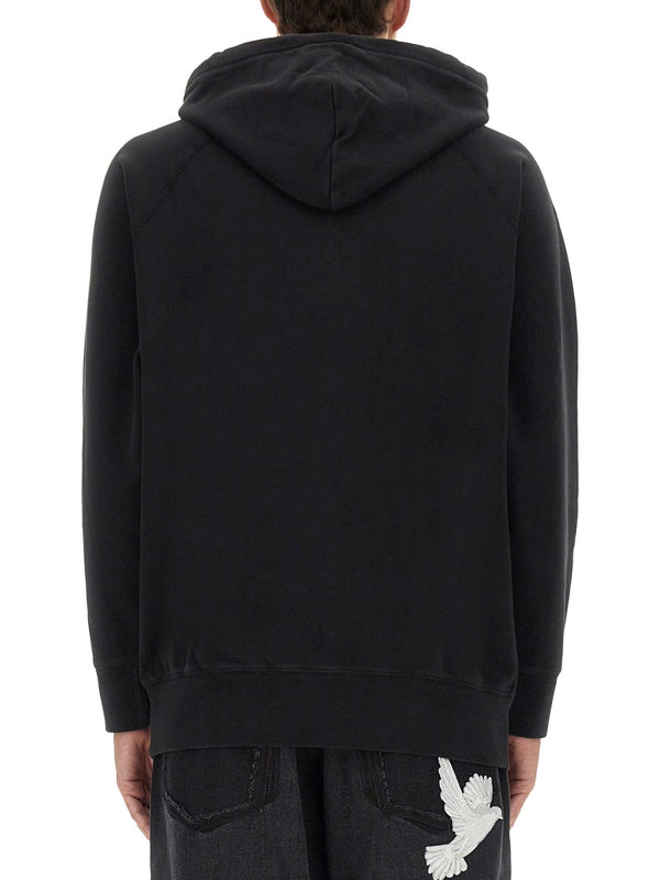 Black Cotton Hoodie Sweatshirts
