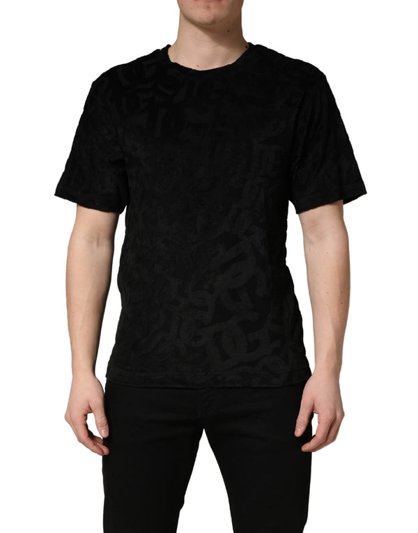 Dolce & Gabbana 50% Viscose 50% Cotton t-shirt in black
