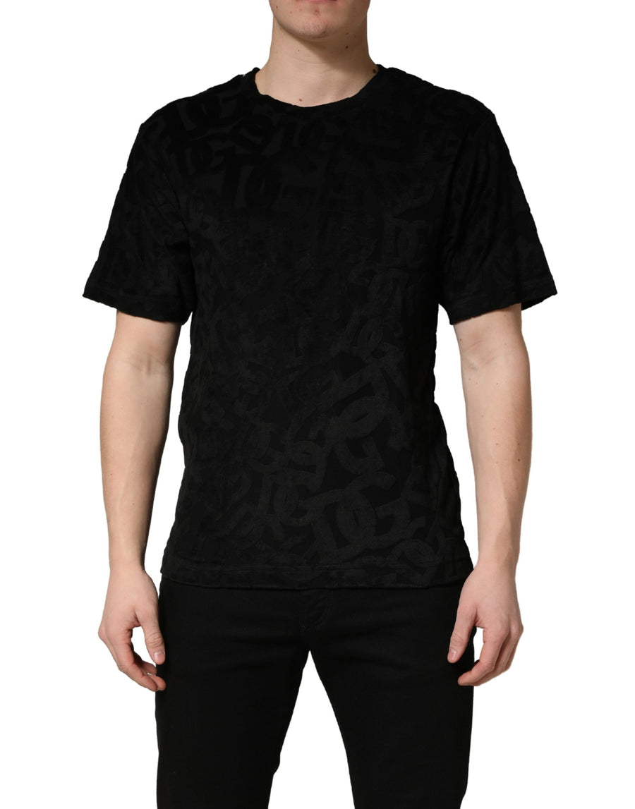 Dolce & Gabbana 50% Viscose 50% Cotton t-shirt in black