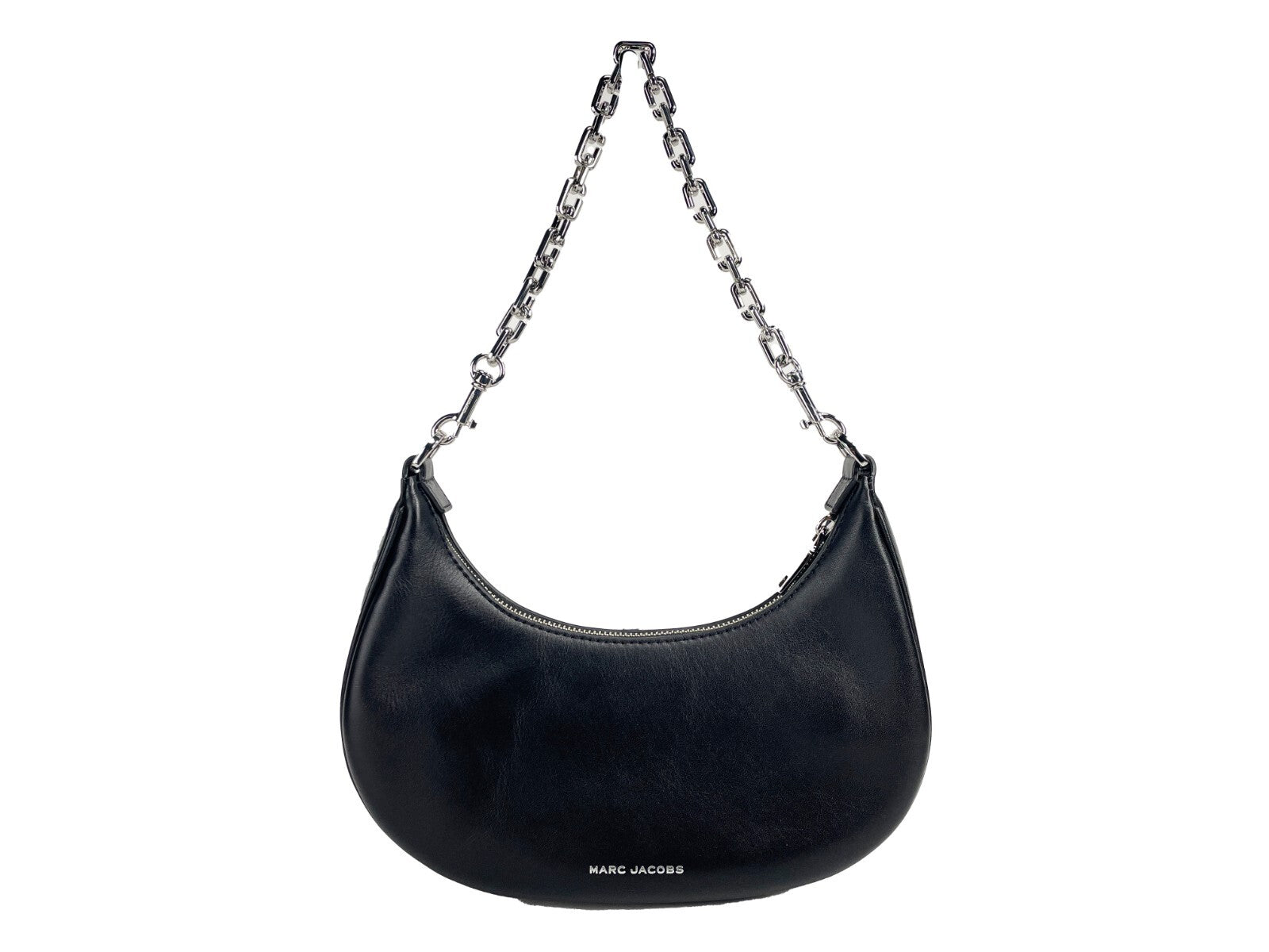 Marc Jacobs The Curve Bag Leather Purse Silver