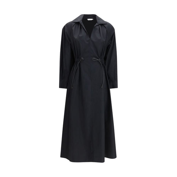 Max Mara 100% Cotton dress in black