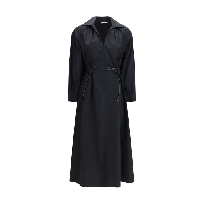 Max Mara 100% Cotton dress in black