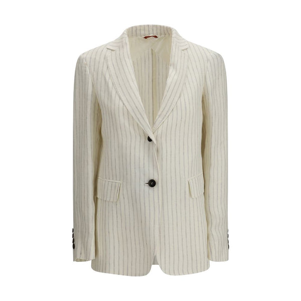 Max Mara Outer 100% Linen blazer in beige