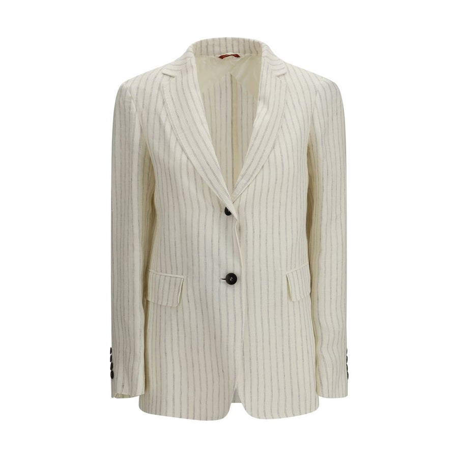 Max Mara Outer 100% Linen blazer in beige