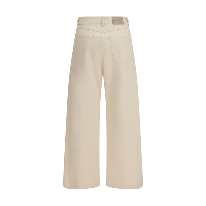 'S Max Mara 99% Cotton trousers in beige — view 2