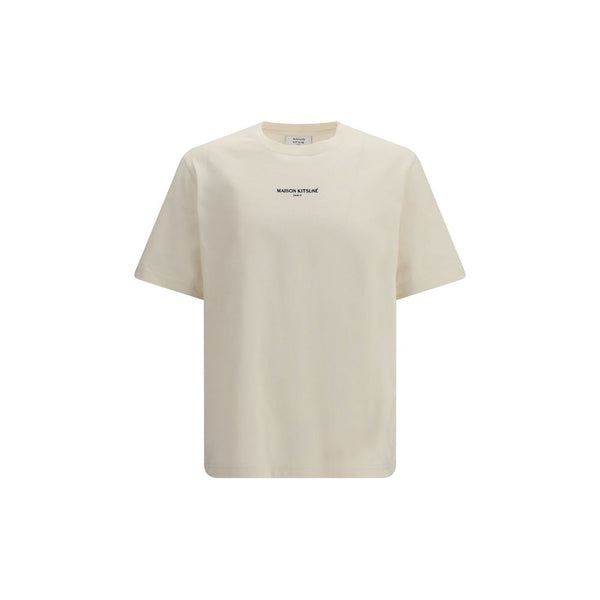 Maison Kitsuné 100% Cotton t-shirt in beige