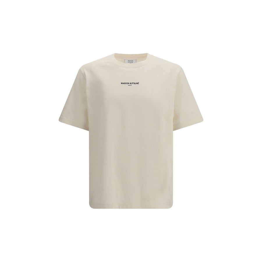 Maison Kitsuné 100% Cotton t-shirt in beige