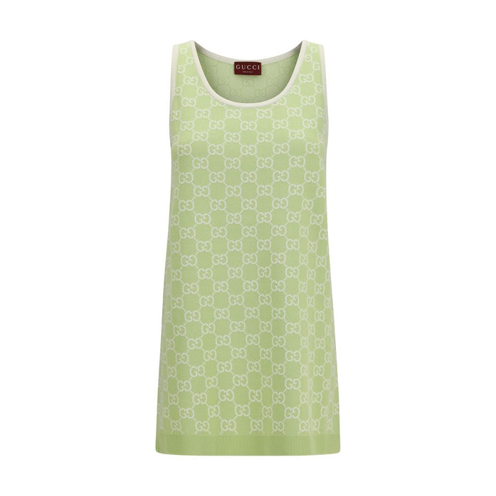 Gucci 100% Cotton tank top in green