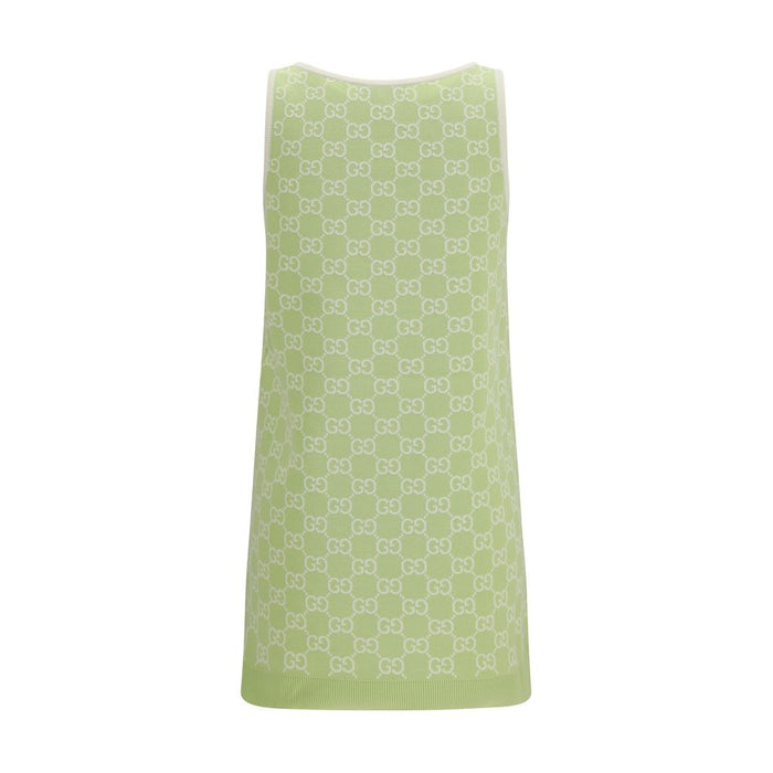 Gucci 100% Cotton tank top in green — view 2