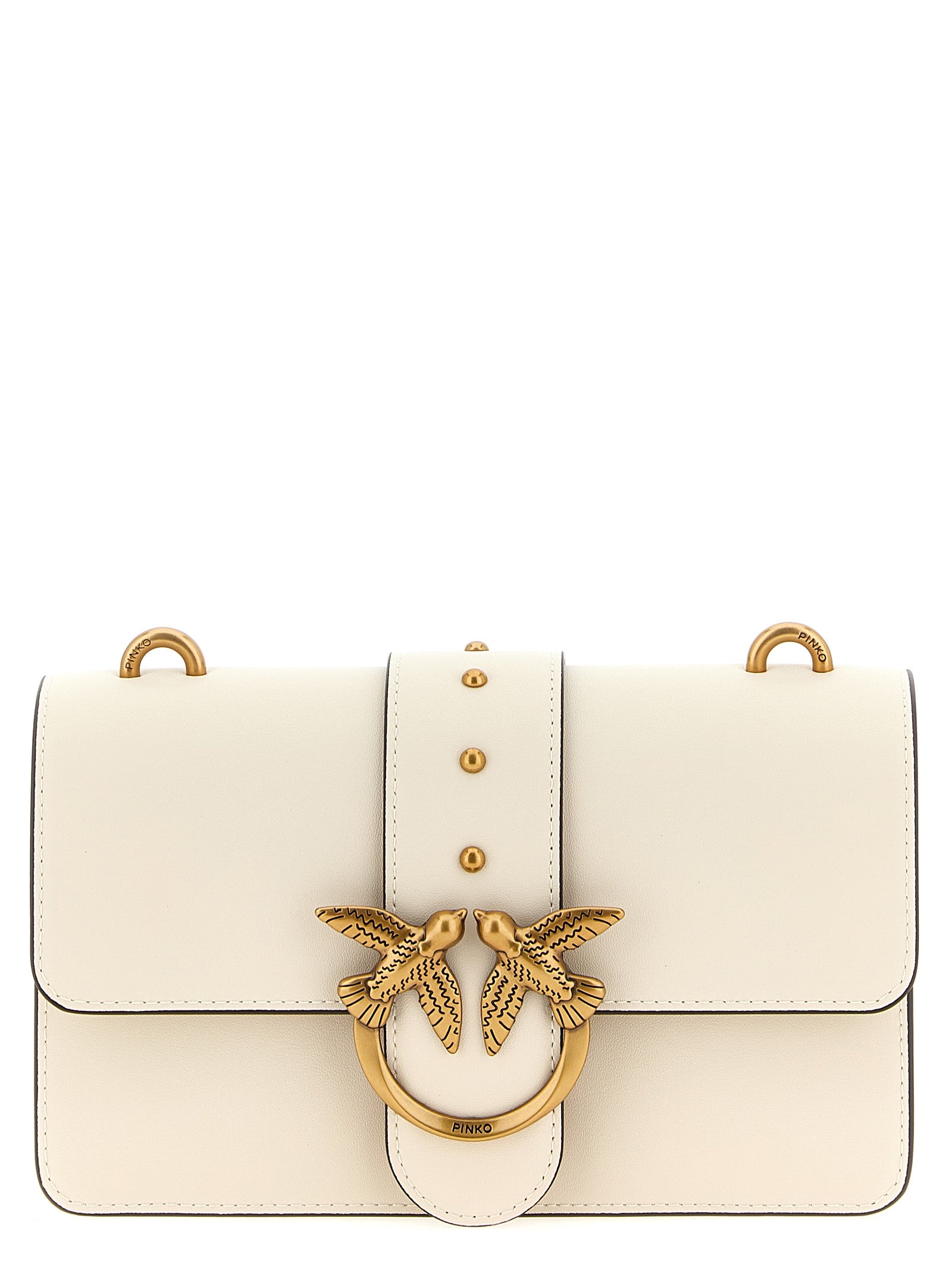 Love One Mini crossbody bag White Calfskin Leather (bos Taurus)