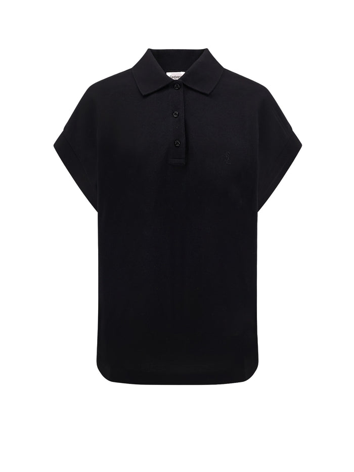 Saint Laurent T-shirts and Polos Black Cotone Poliestere
